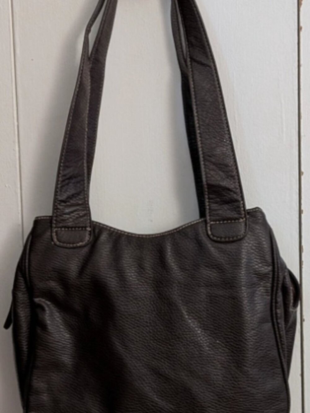 Joe Boxer brown Faux Leather Shoulder Bag Purse Pocketbook - Picture 3 of 8